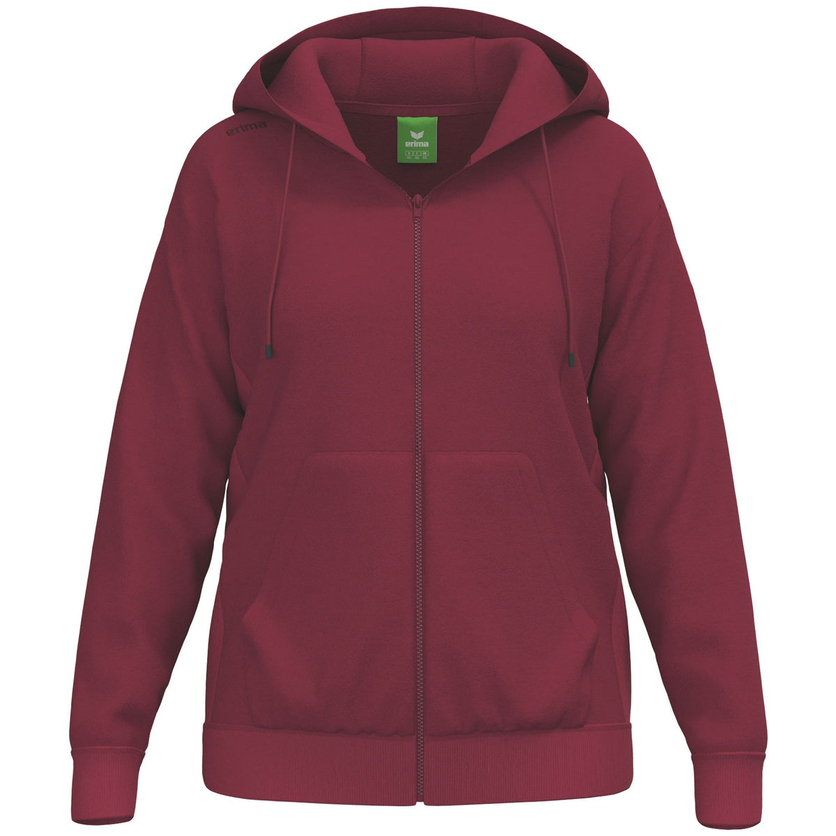 Bunda Erima Ts Hoody Jacket New Bordeaux
