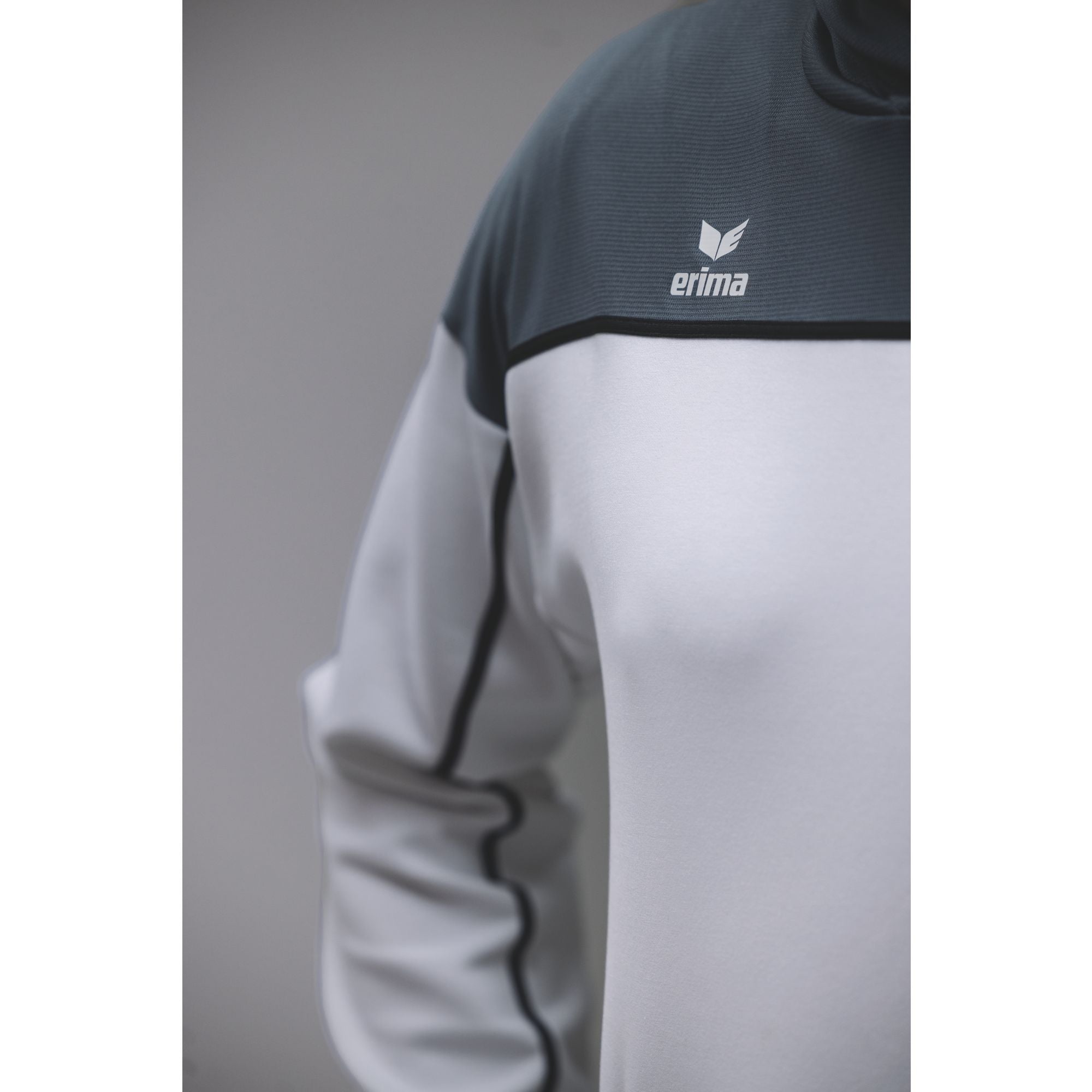 Erima Change By Erima Hoody Wit/leigrijs/zwart Junior