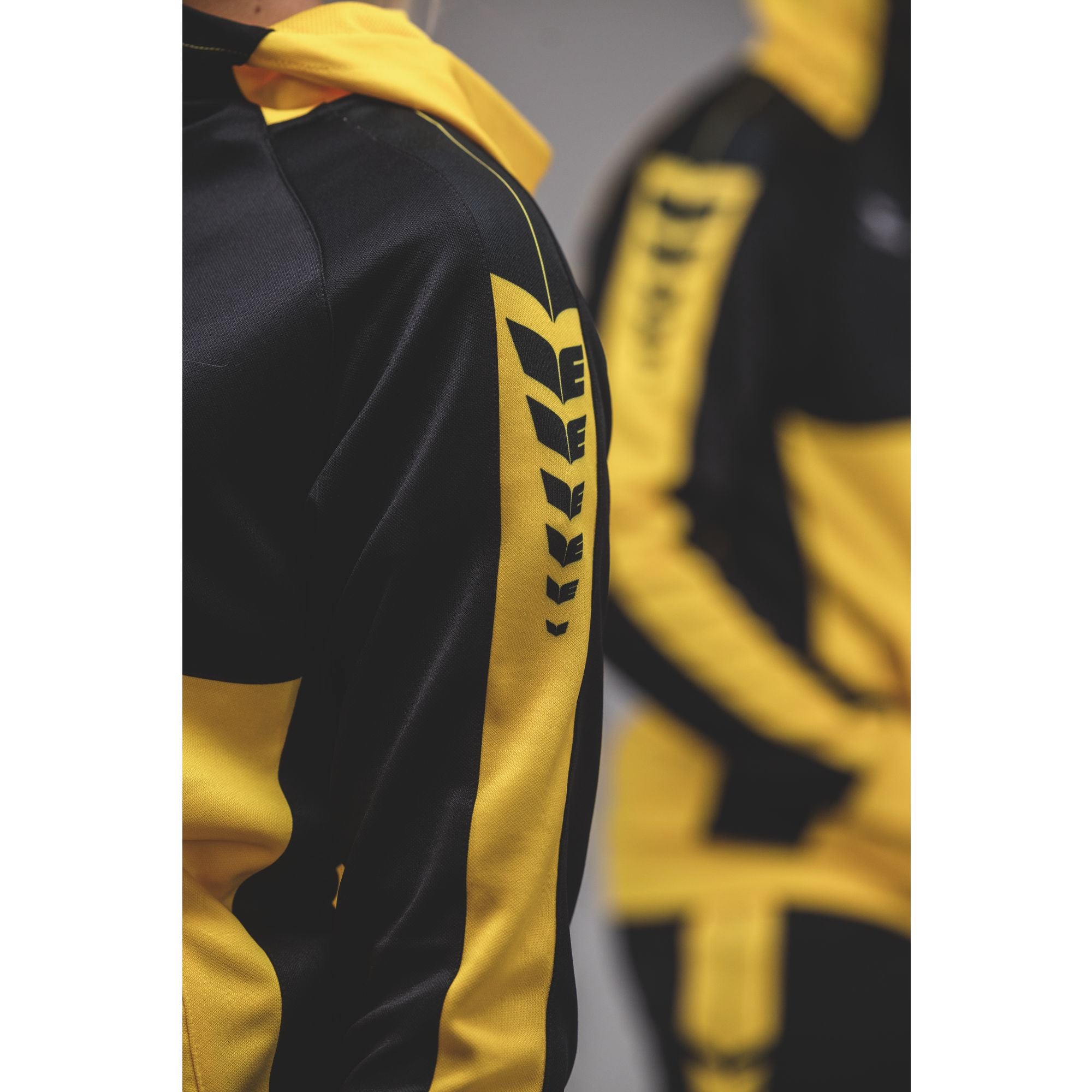 Erima Six Wings Training Jacket With Hood Yellow/black