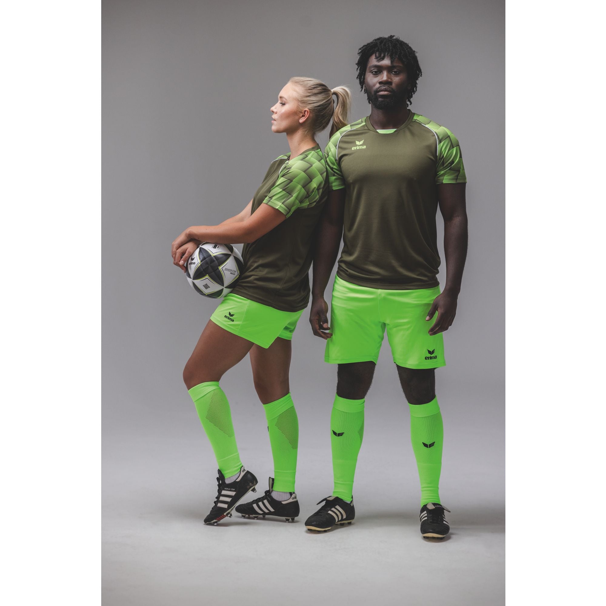 Dres Erima Evo Star Khaki/zelený Gecko