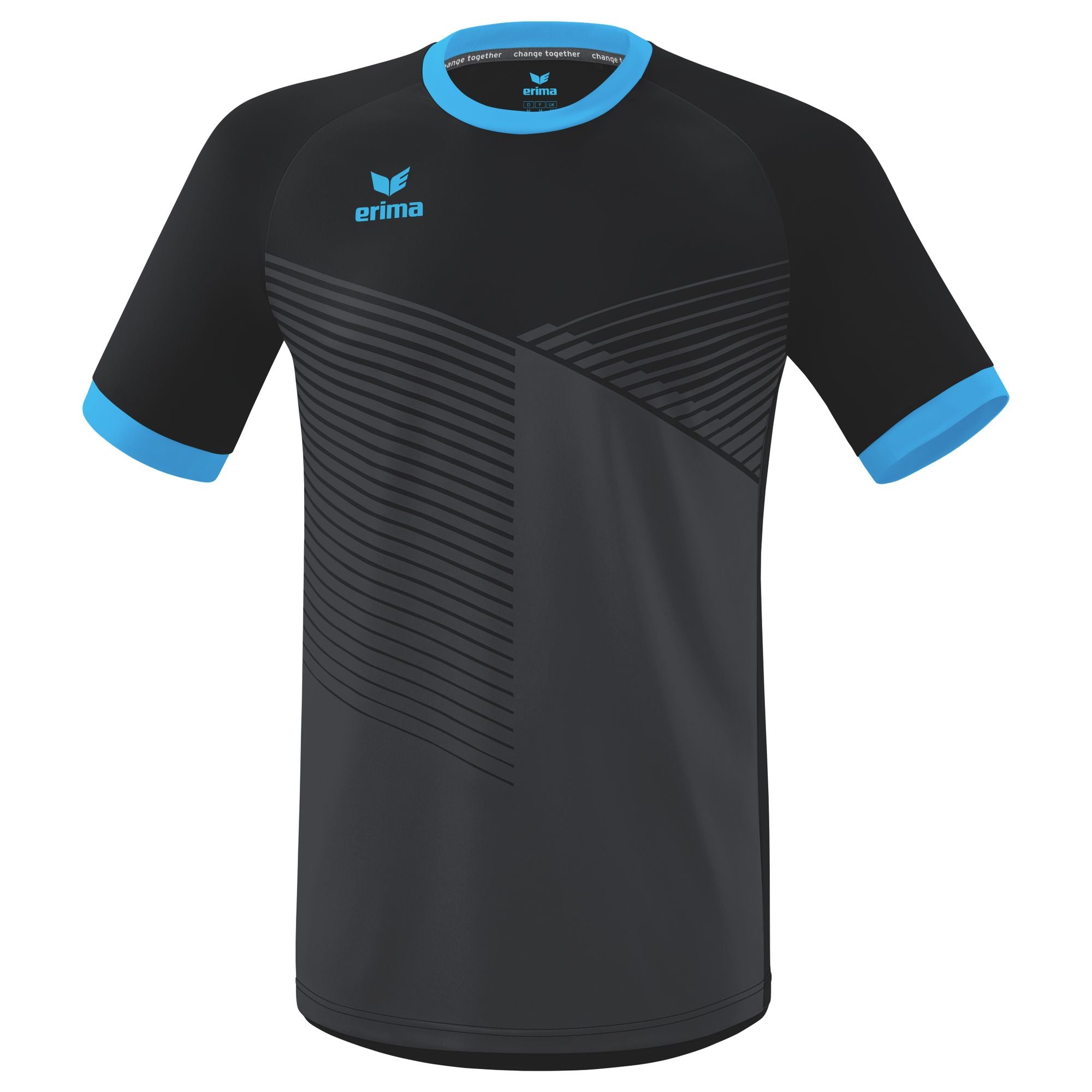 Erima Mantua Jersey Black/curacao Junior