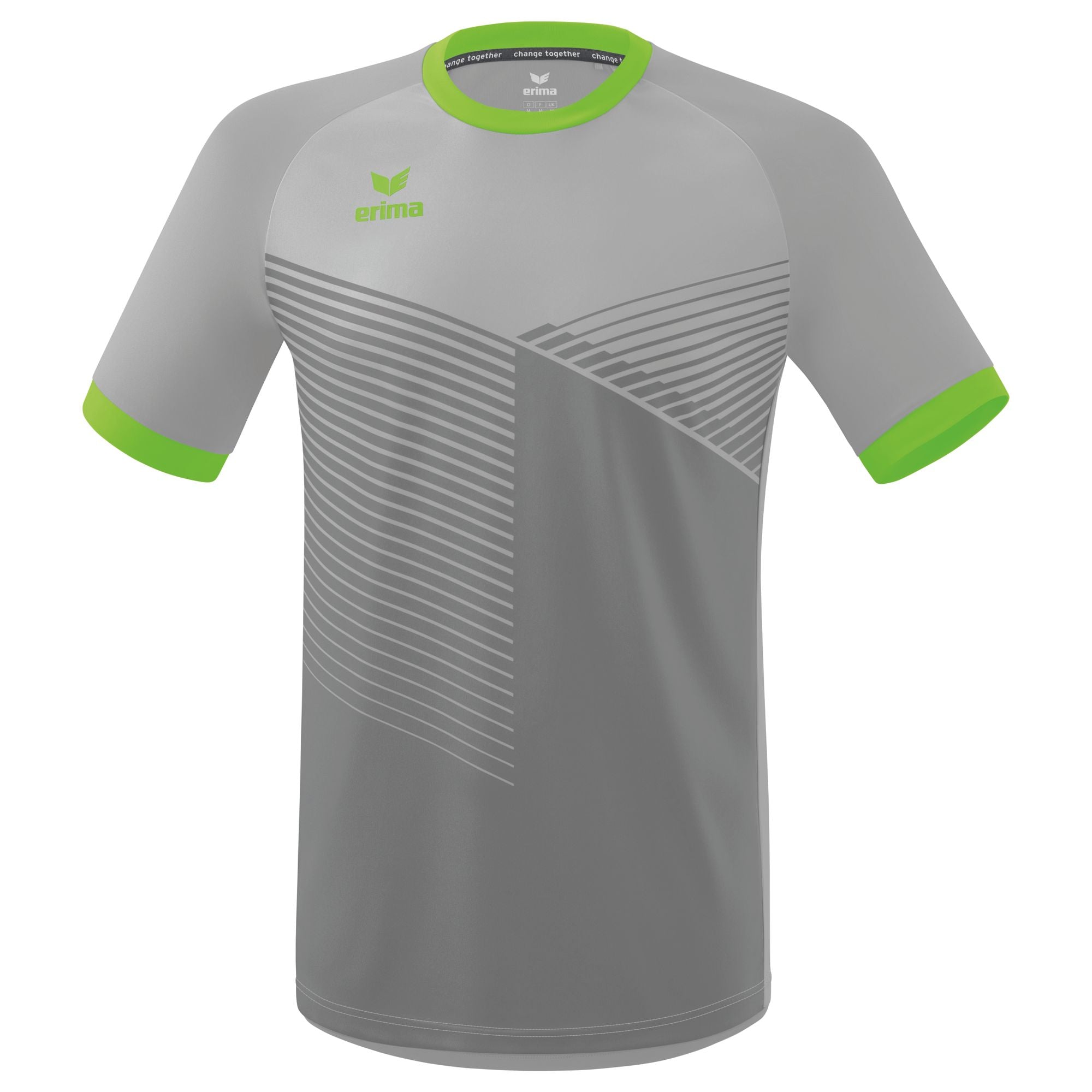 Erima Mantua Jersey Sølv Grå/grøn Gecko Junior