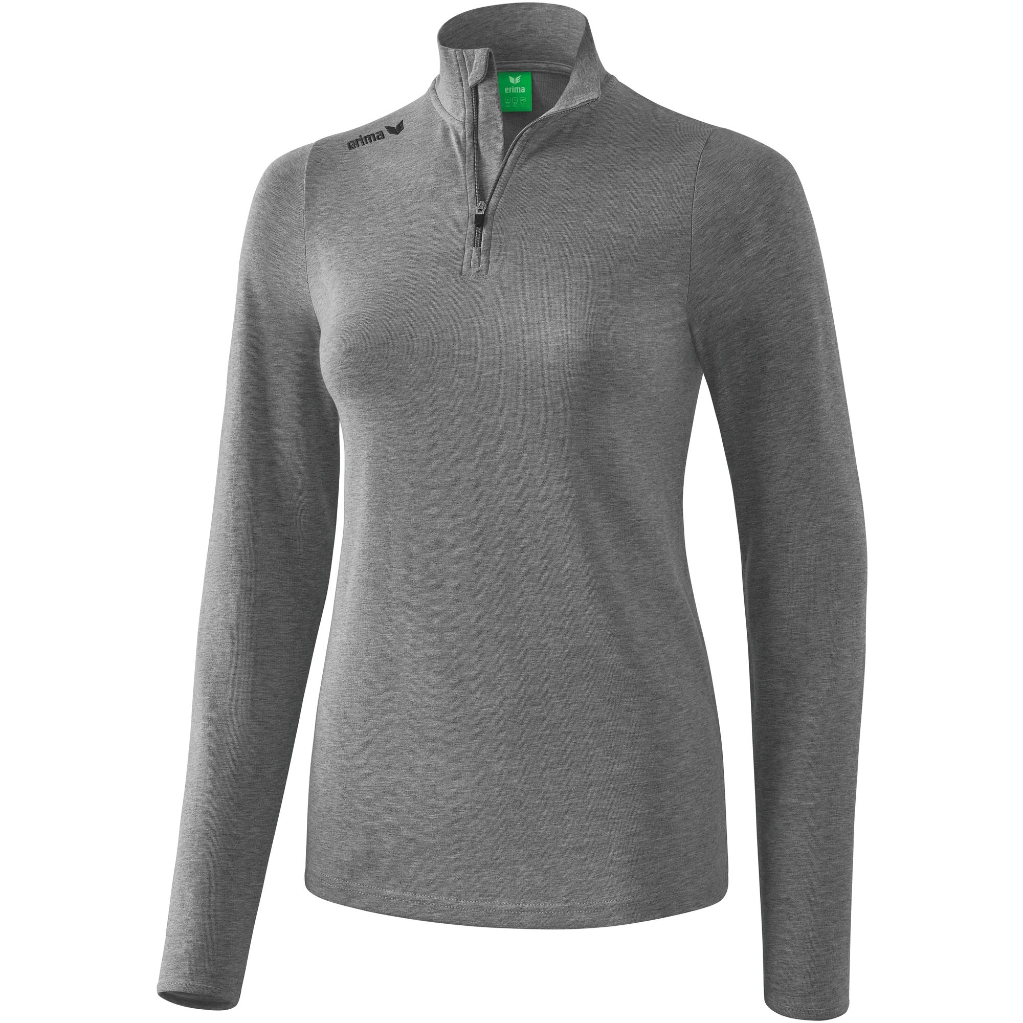 Jumper Erima cu gât polo, gri