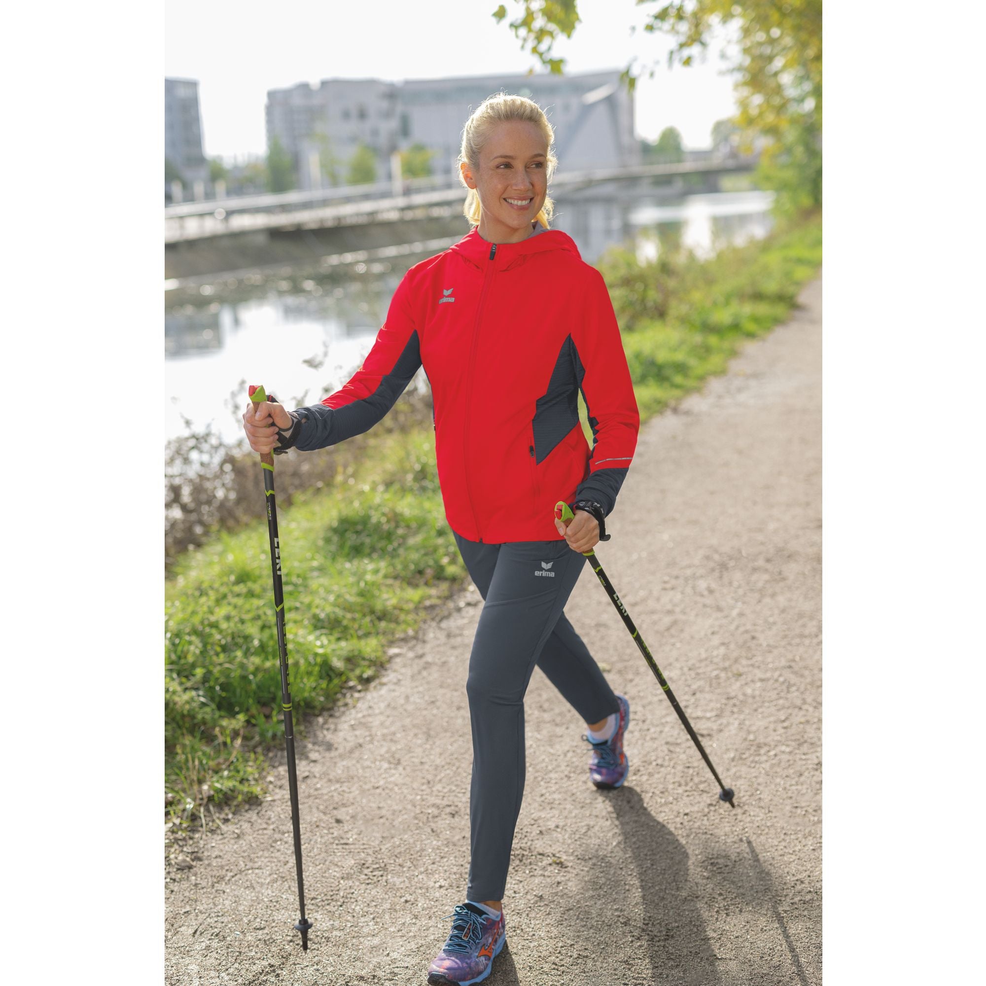 Erima Racing Running Jacket Red Junior
