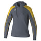 Giacca da allenamento Erima Evo Star con cappuccio Grigio ardesia/giallo