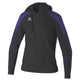 Erima Evo Star Trainingsjacke mit Kapuze Schwarz/Ultraviolett