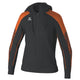 Erima Evo Star Trainingsjacke mit Kapuze Schwarz/Orange