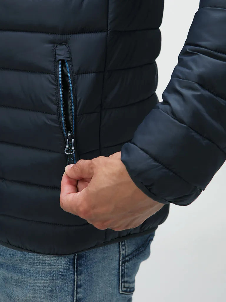 Herrenjacke Loap Irpur Marineblau