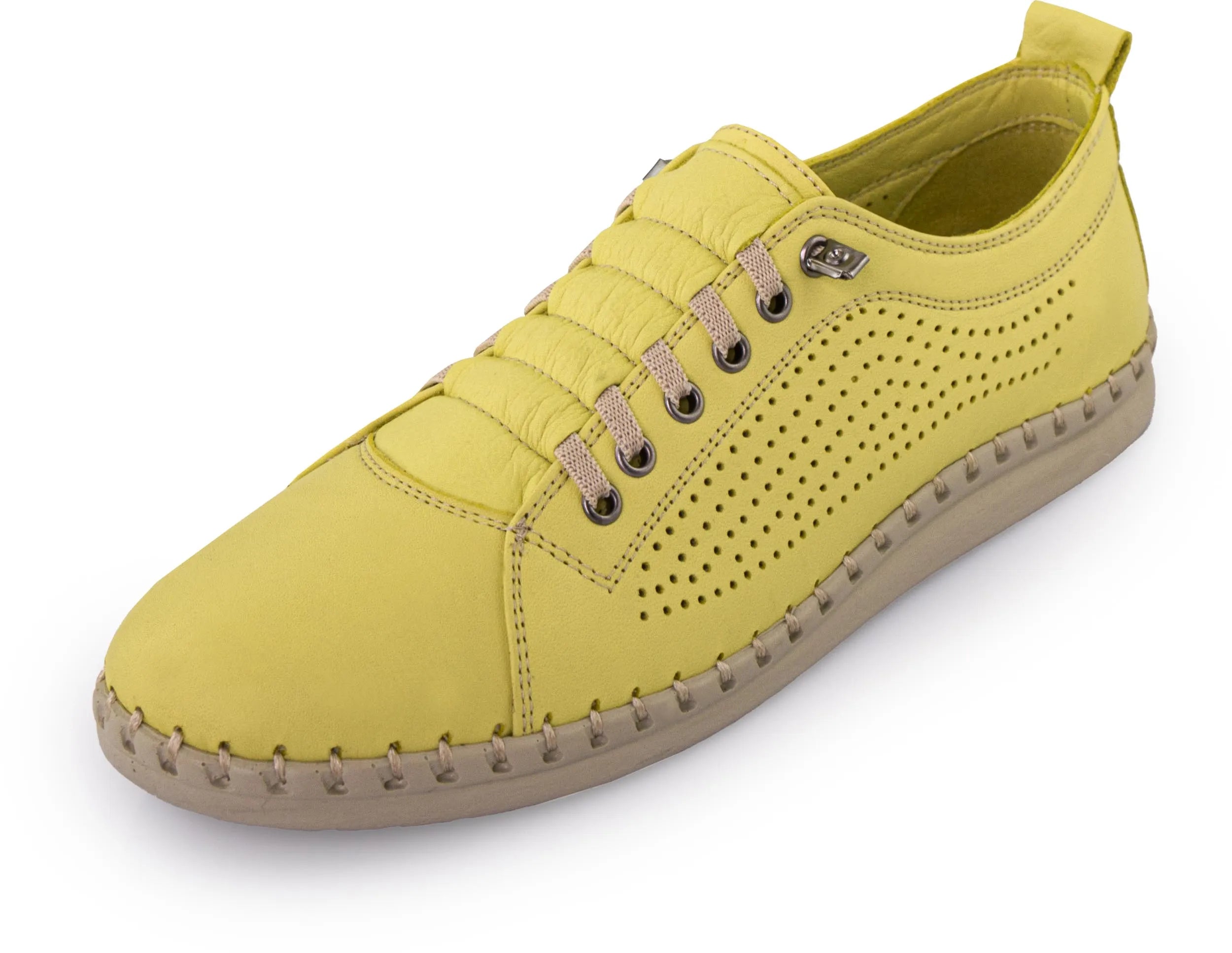 Chaussures en cuir pour femmes Nell Perform Sunny Lime Green
