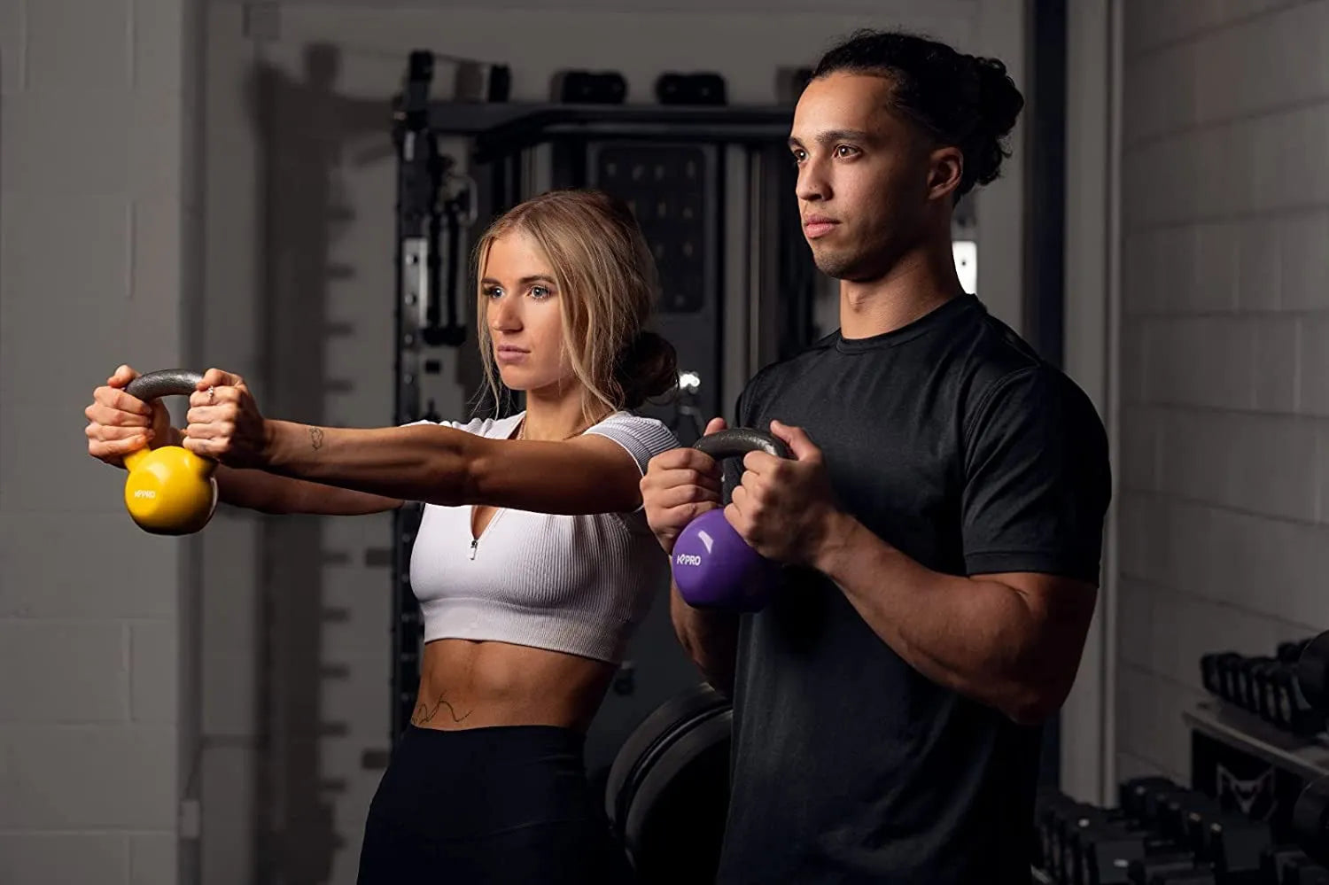 Kettlebell dumbbells - sraith de 3 pcs meascán