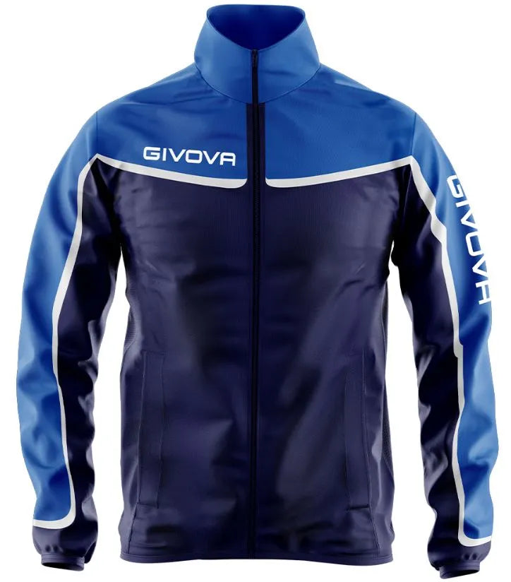 Jaqueta Esportiva Givova Asia Unissex Azul Royal