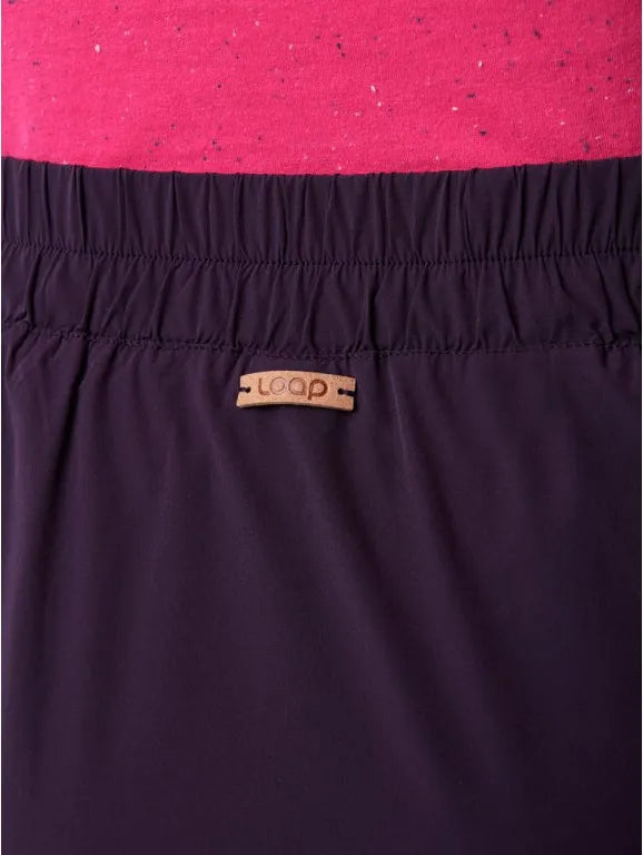 Saia esportiva feminina loap umiko roxo m