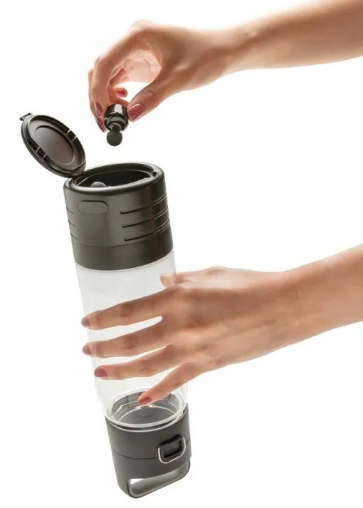 Dearadh xd buidéal cluasán gan sreang hydrate dubh