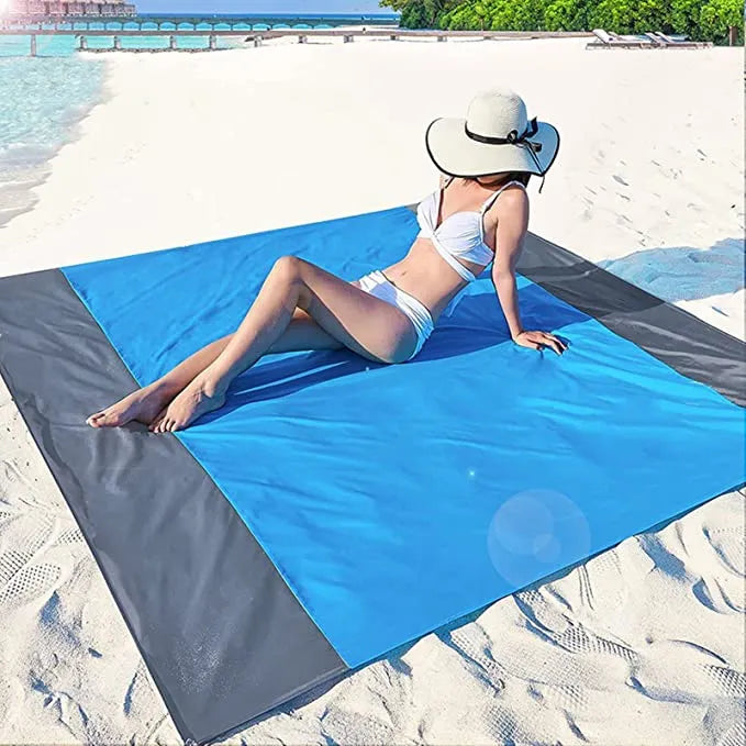 Beach mat lin kang orange orange