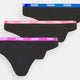 Women's Panties Puma String 3p Pink-orchid-blue Mix