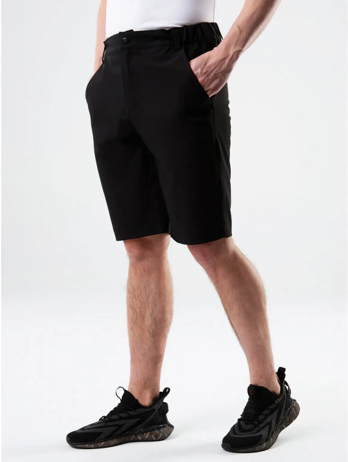 Herren-Sportshorts Loap Uzro Schwarz