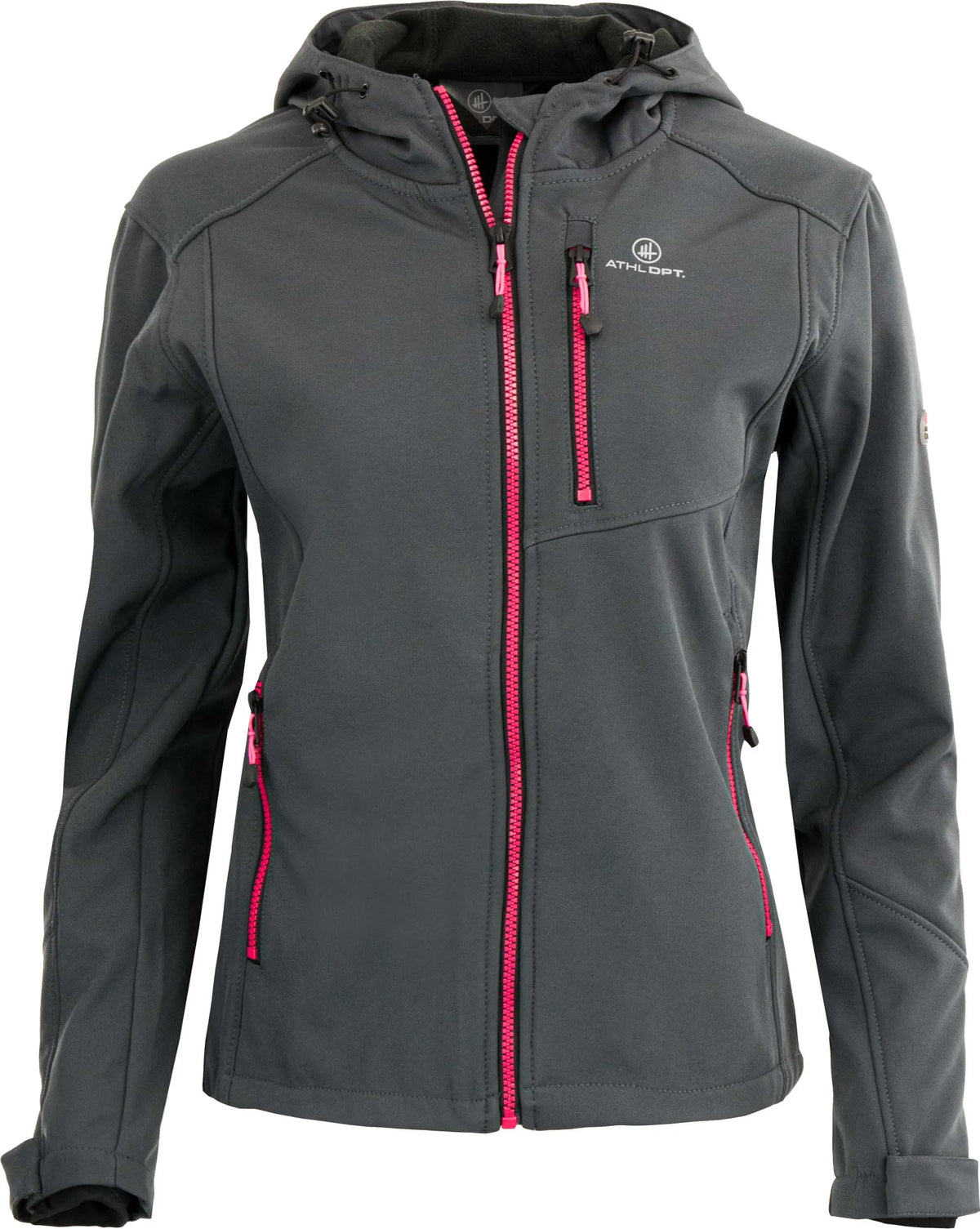 Women's Softshell Jacket Athl. Dpt Octavia Lead Grey