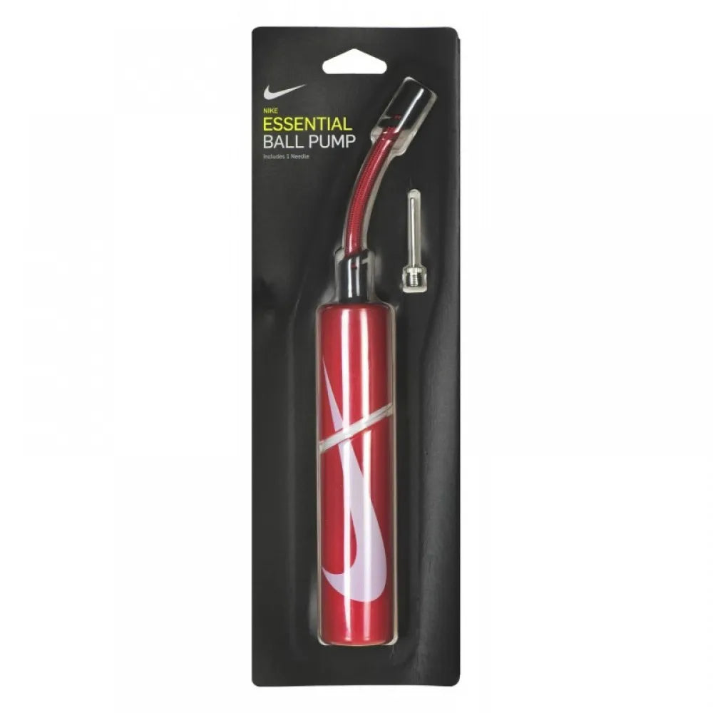 Loptička Nike Essential Ball Pump University červeno-biela červená