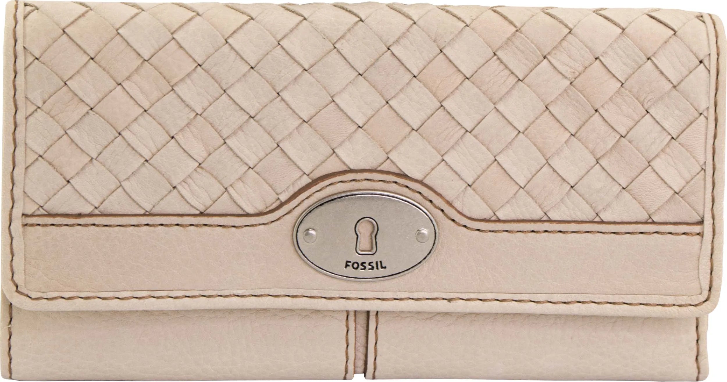 Dámska peňaženka fossil wmns kožená peňaženka maddox cream