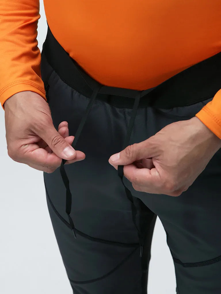 Męskie spodnie outdoorowe loap miejski zielony szary 2xl