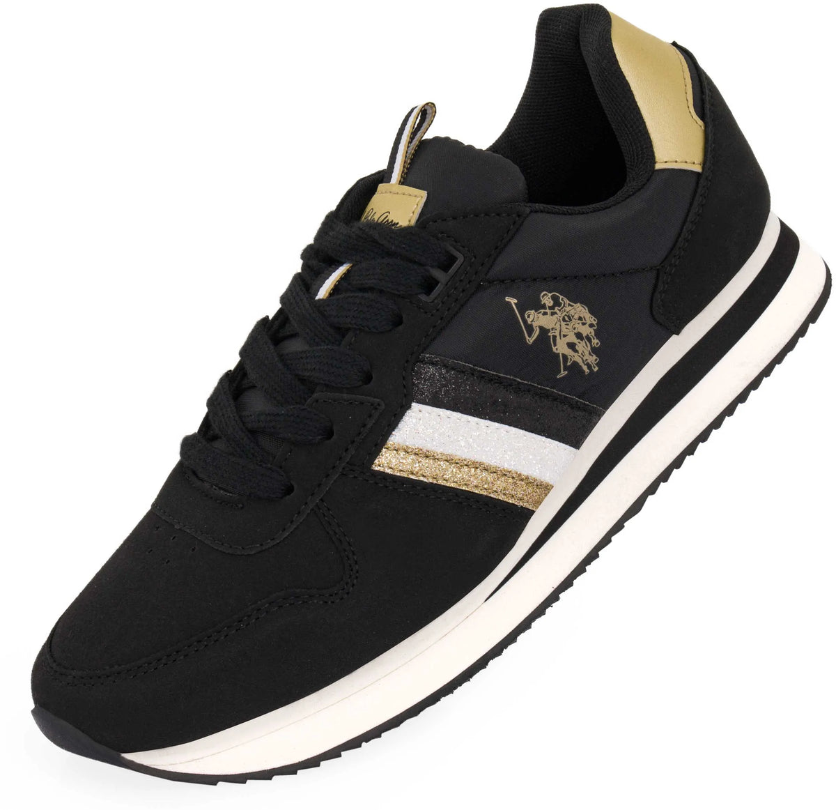 Obuwie damskie USA Polo Assn. Trampki Blk Czarne