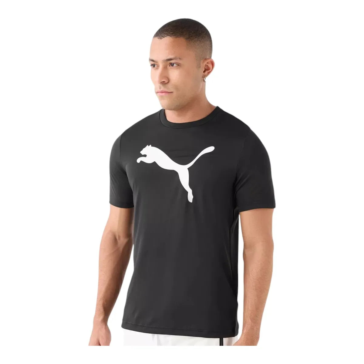 Tricou Puma Ess Poly negru pentru bărbați