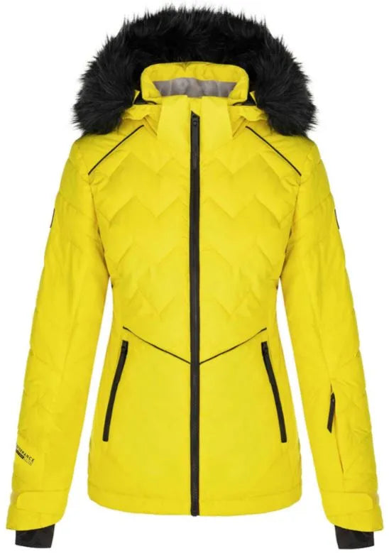 Women's Ski Jacket Loap Orsana Yellow