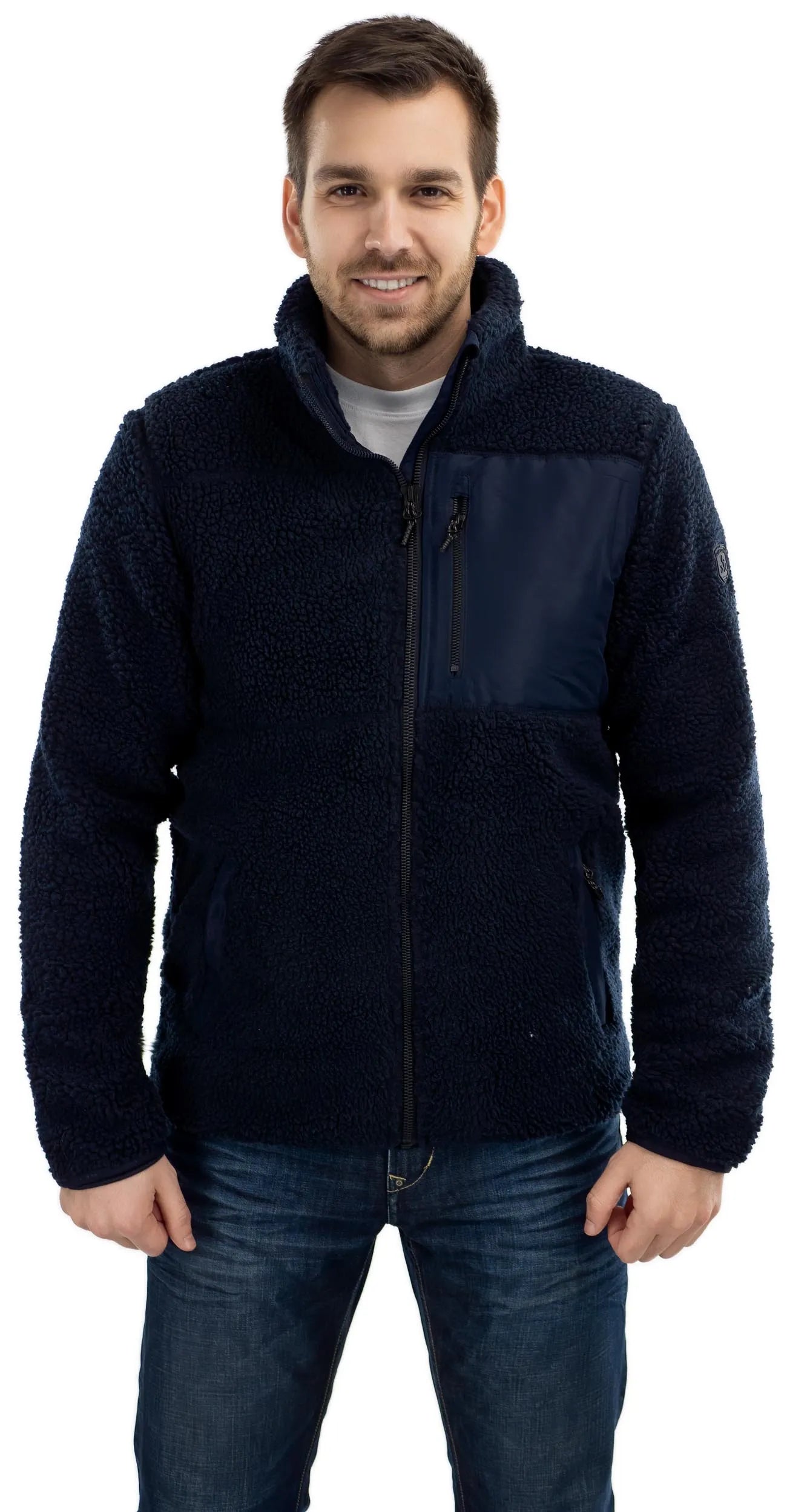 Jaqueta Masculina Kjelvik Men Emiel Azul Marinho