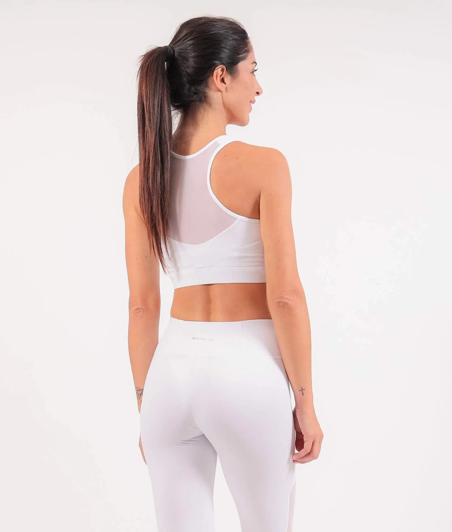 Sujetador deportivo givova top donna blanco l