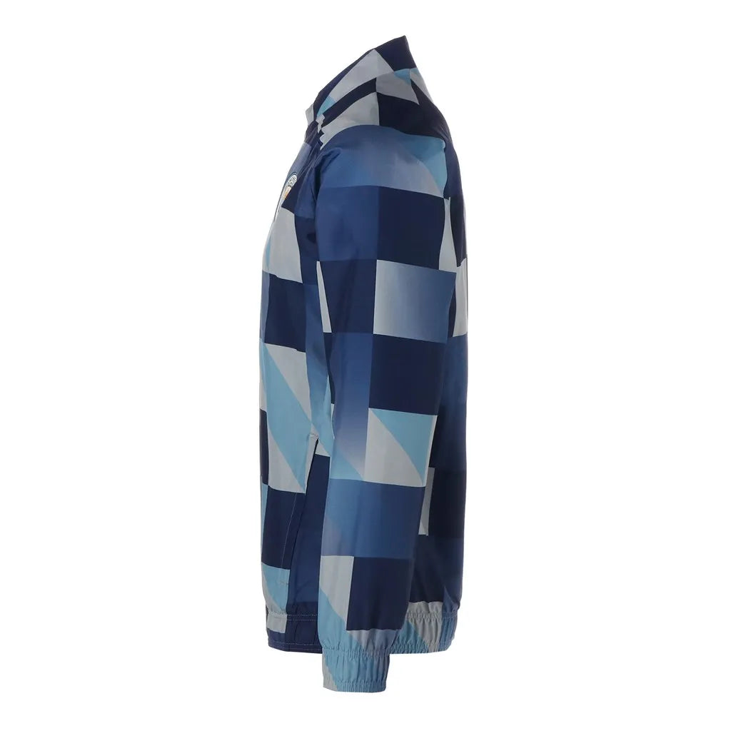 Herren Puma Manchester City Prematch Jacke Grau