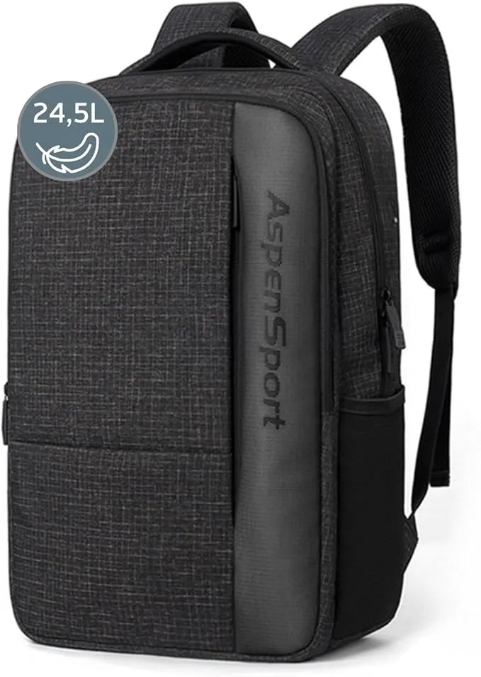 Batoh Aspensport Batoh 24,5 L Black Chechered Black