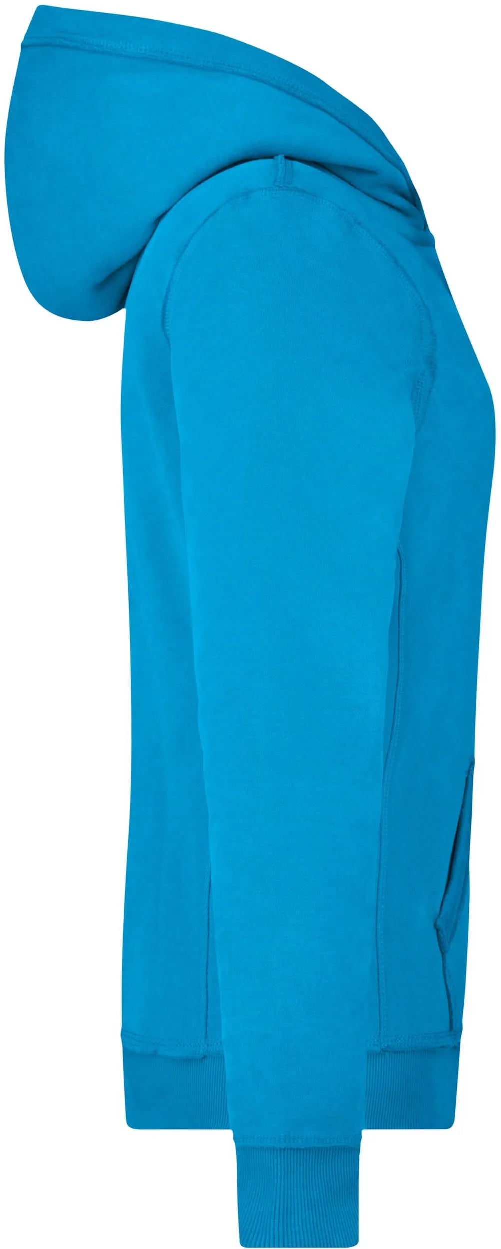 Dámska mikina James & Nicholson Vintage Hoody Blue
