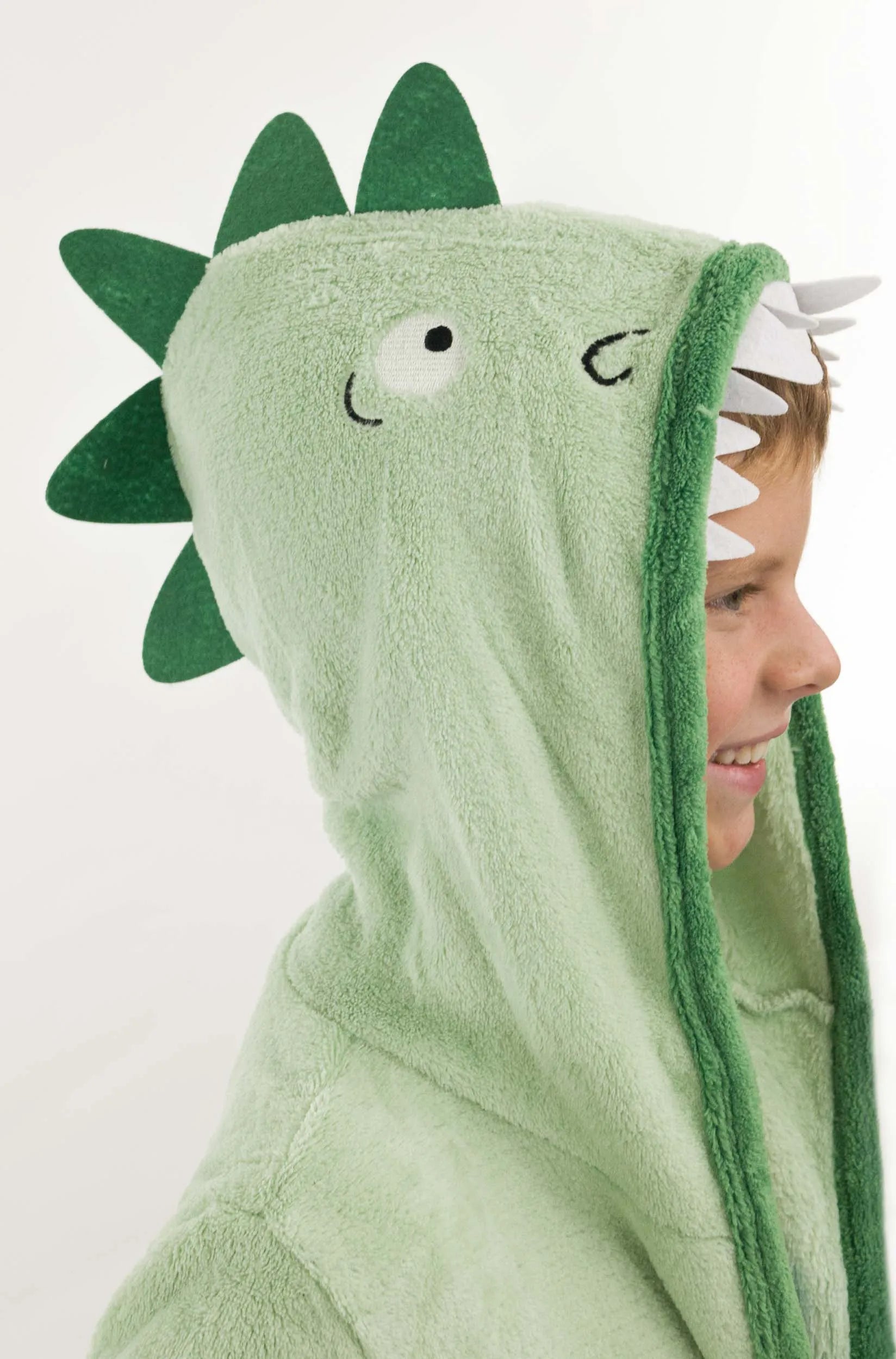 Children's Bathrobes Crocodile Green
