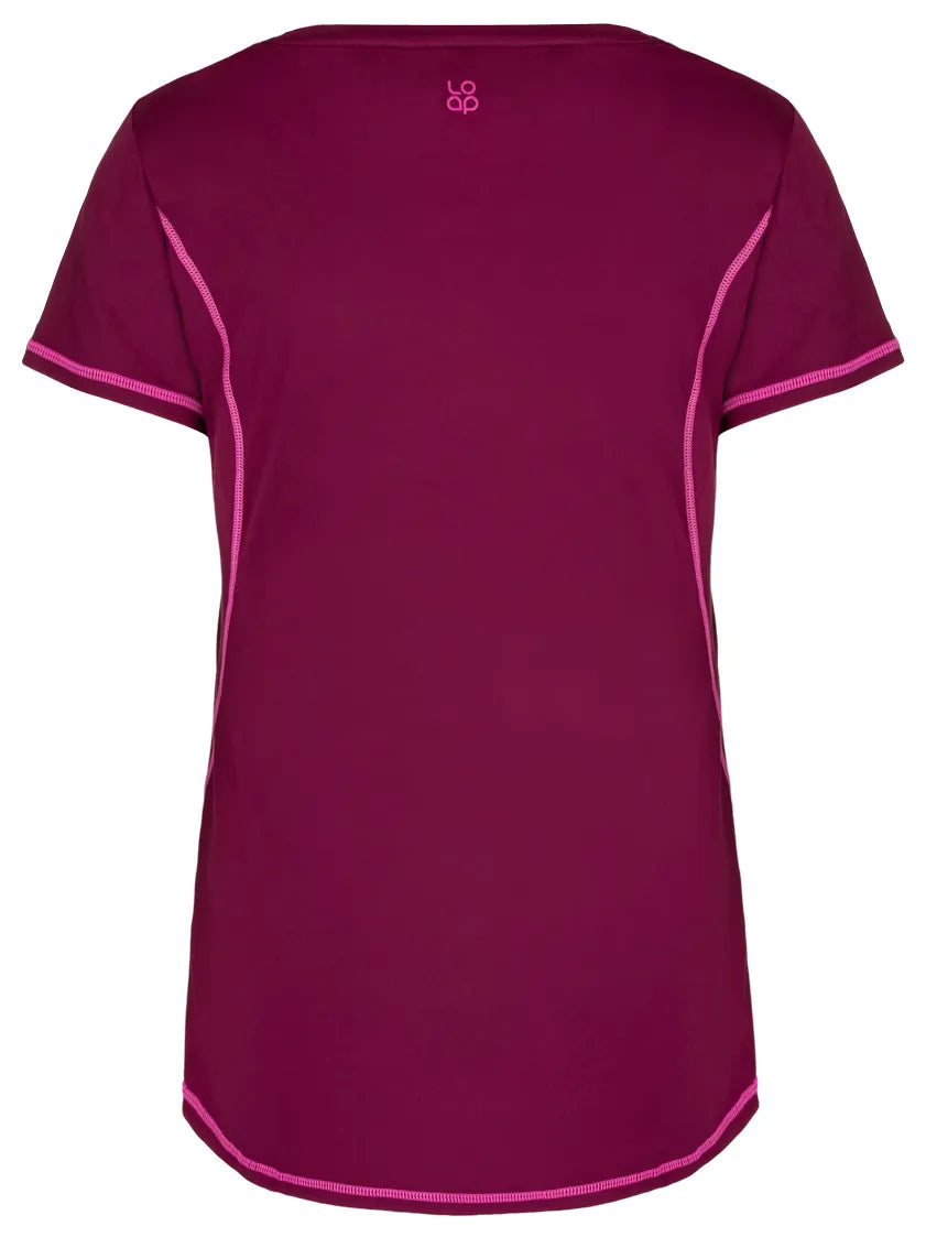 Dámské funkční tričko Loap Melisa Purple
