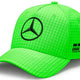 Mercedes Unisex Map F1 Lh Col Driver Bb Cap Neongrün