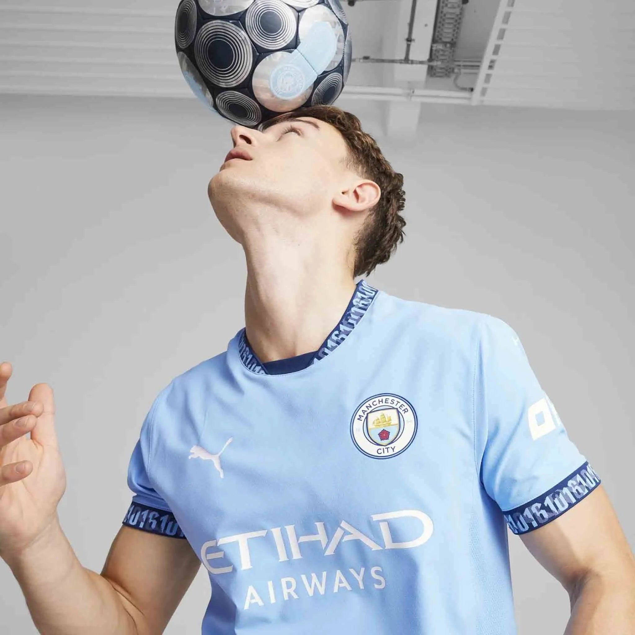 Jersey Puma Manchester City Rp Home Light Blue Blue