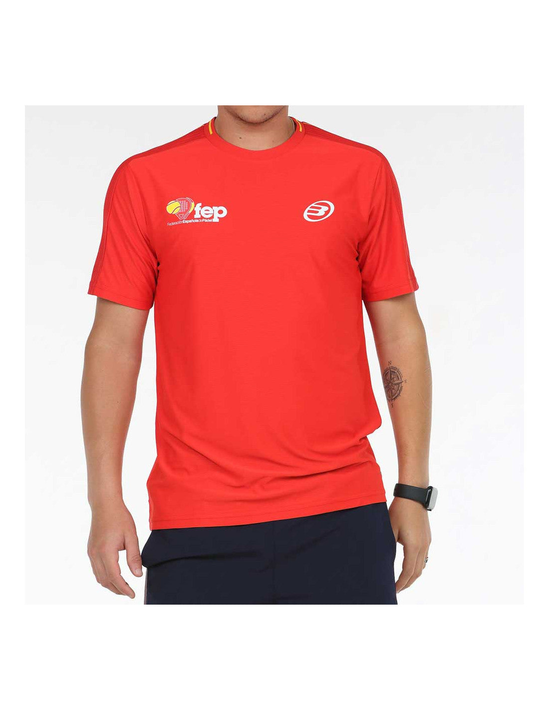 Тениска Bullpadel Red Exudo