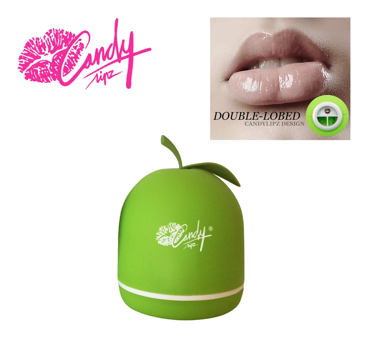 Candylipz - Mini Plumper Green - Podwójne klapki