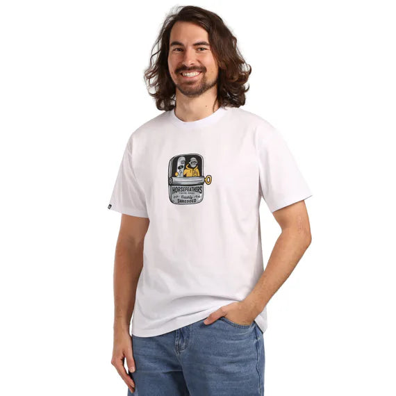 Horsefeathers Canned Tshirt (white)