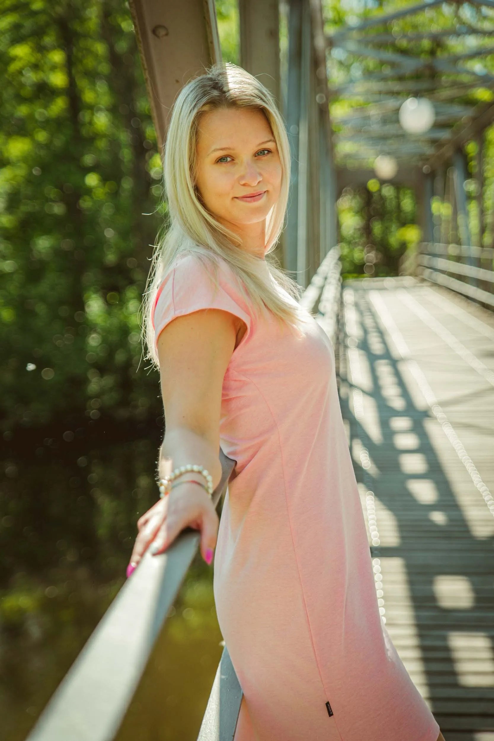 Damklänning Loap Audana Pnk1 Rosa