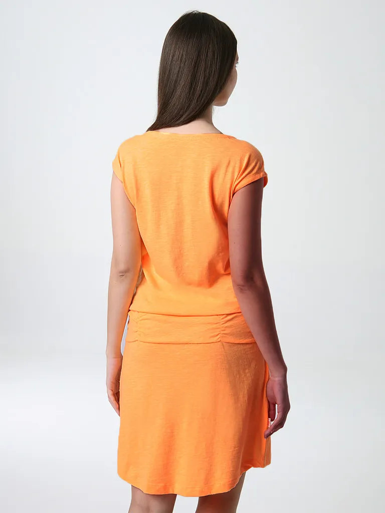 Sportkleid für Damen, Loop-Bluse, Orange, XS
