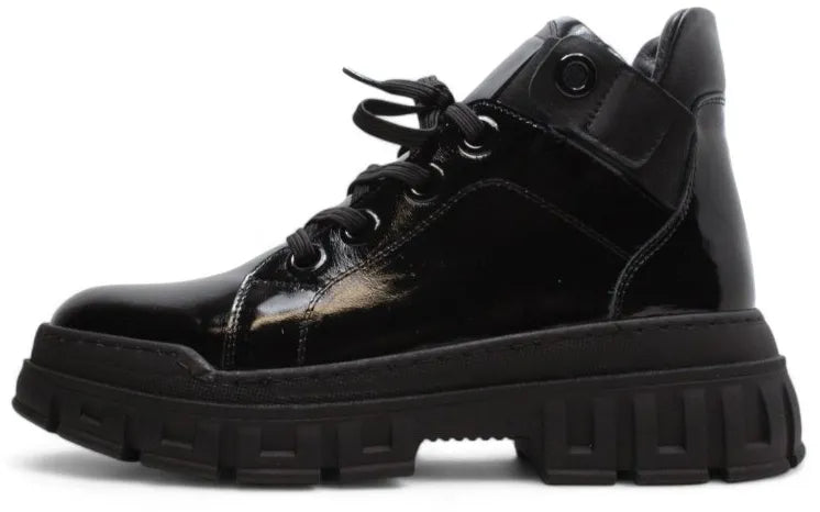 Damen-Lederschuhe Nell 157 Schwarz