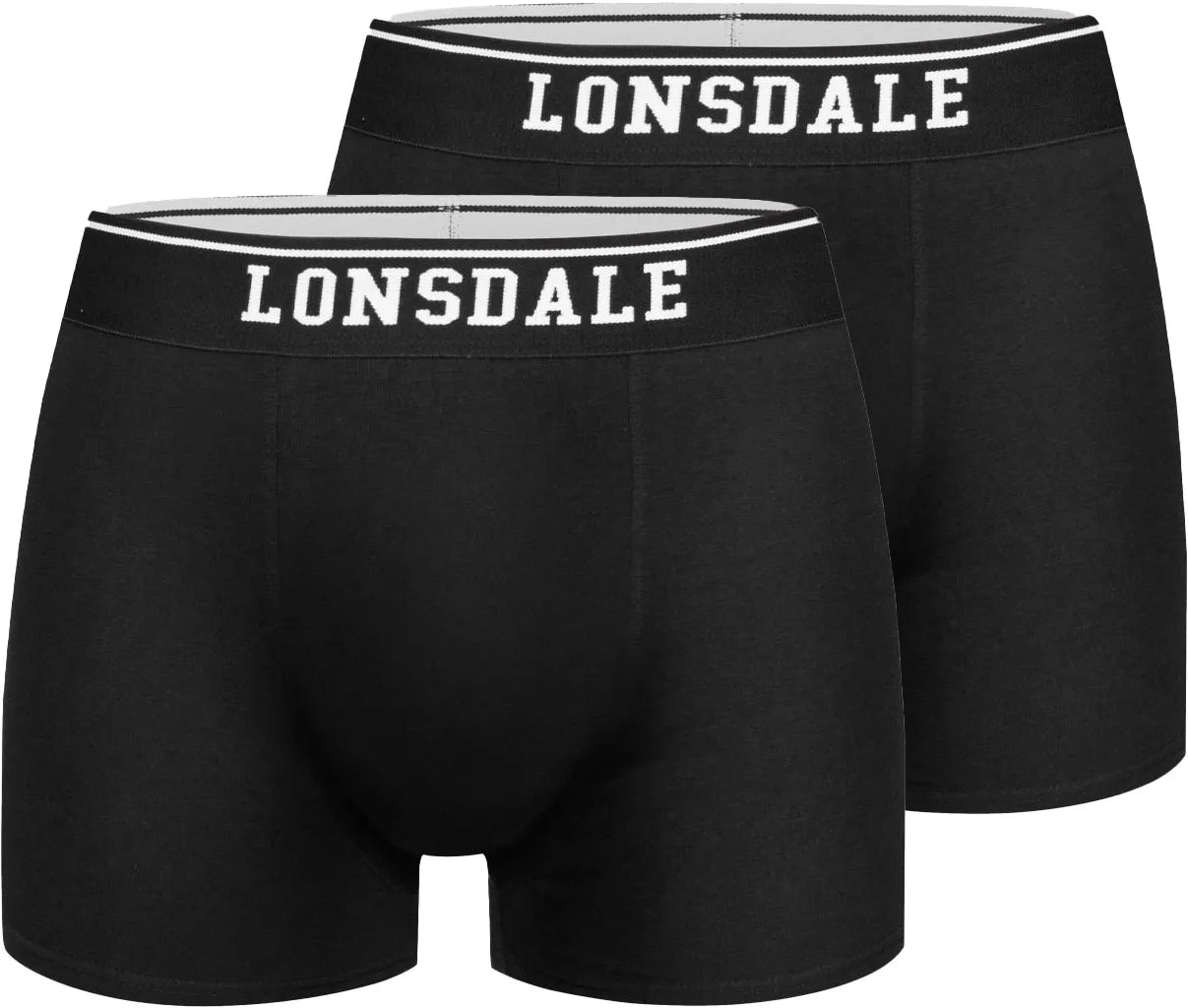 Herreboksere Lonsdale Oxfordshire 2-pak sort