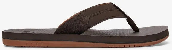 Flip-flops quiksilver coastal oasis ii brown - 39