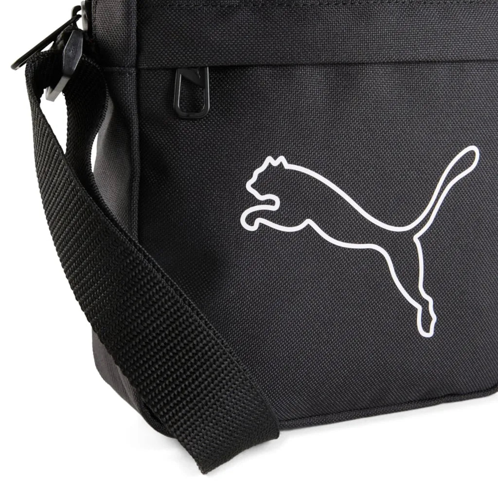 Bolso de hombro negro portátil Puma Plus