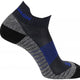Чорапи Salomon Unisex Aero Ankle Dx+sx 1p Carbon/clematis Blue/black Grey