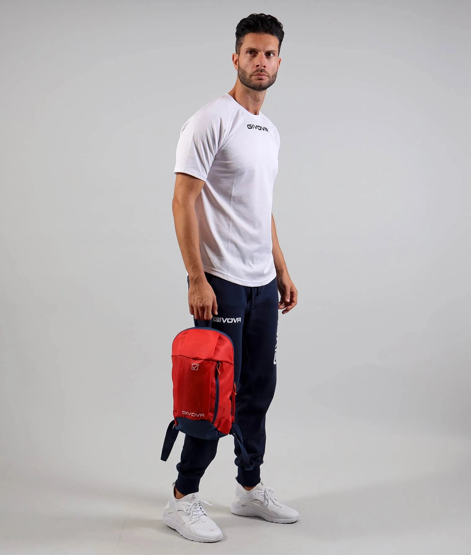 Sac à dos Givova Zaino Capo Rouge-bleu marine rouge