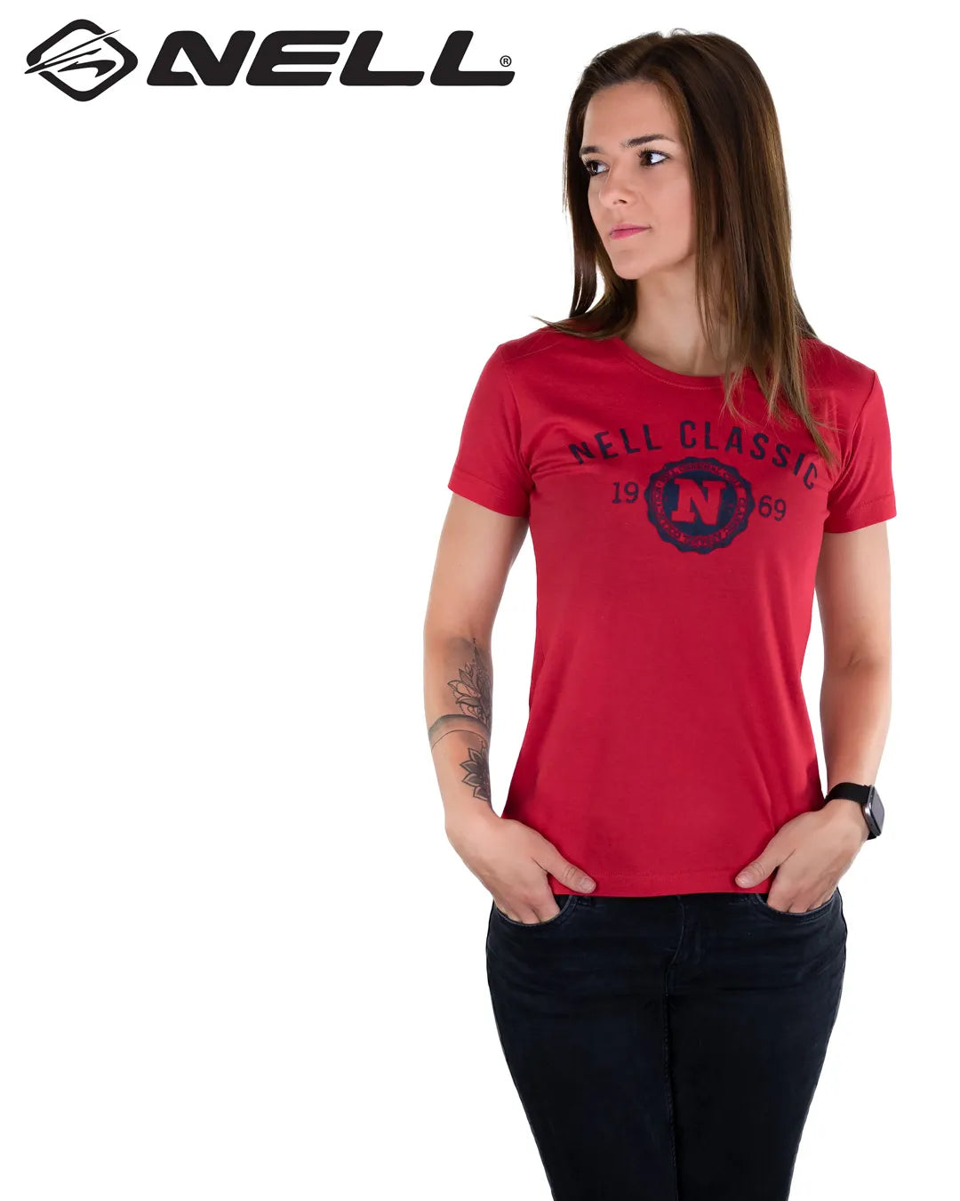 Damska koszulka Nell Classic Red