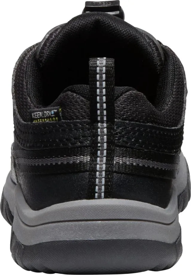 Keen jr targhee low wp black/steel gray black 24