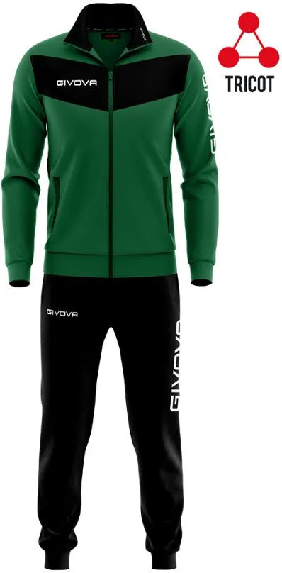 Ensemble de sport Givova Visa Triacetato vert/noir